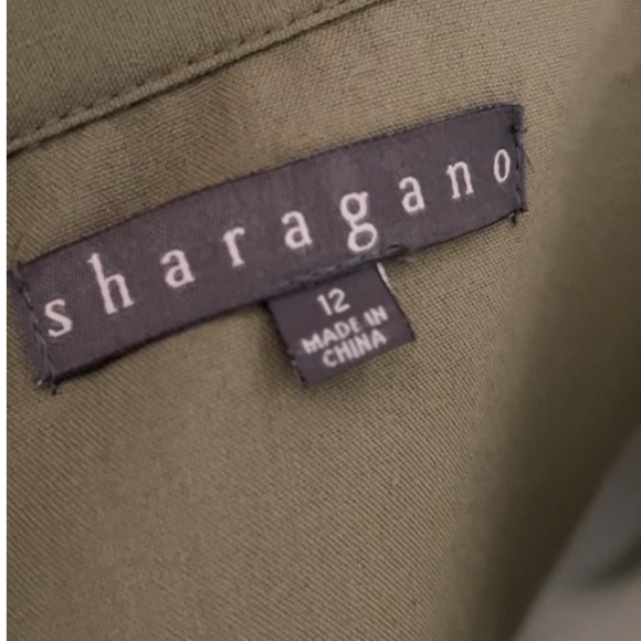 Sharagano Shirt Dress - Size 12 - Picture 5 of 6
